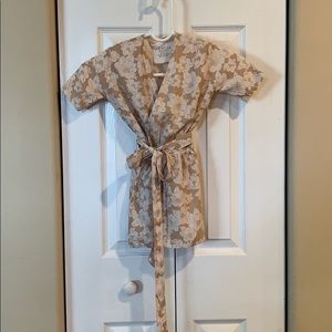 Acacia Honey Rome wrap Dress